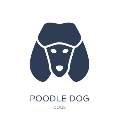 Kaniş köpek simgesi. Trendy düz vektör kaniş köpek köpekler Collection, vektör çizim beyaz arka plan üstünde kutsal kişilerin resmi-ebilmek var olmak kullanmak web ve mobil, eps10 için