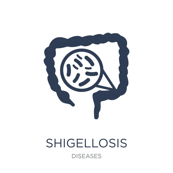 Shigellosis 아이콘입니다 모바일 Eps10에 사용할 컬렉션 일러스트 션에서에서 바탕에 Shigellosis — 스톡 벡터