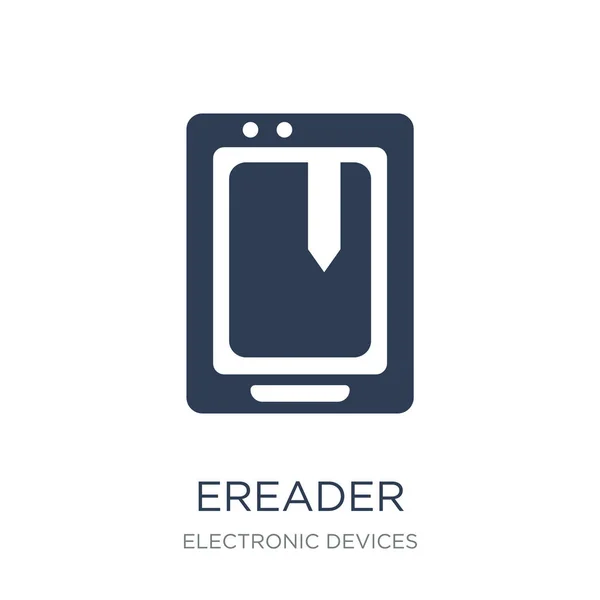 Ereader Icon Trendy Flat Vector Ereader Icon White Background Electronic — Stock Vector