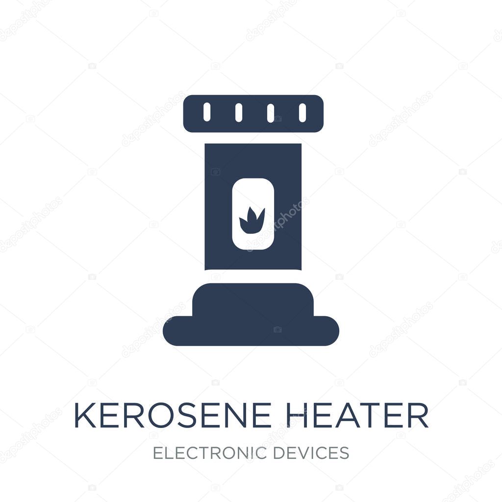 kerosene heater icon. Trendy flat vector kerosene heater icon on white background from Electronic devices collection, vector illustration can be use for web and mobile, eps10