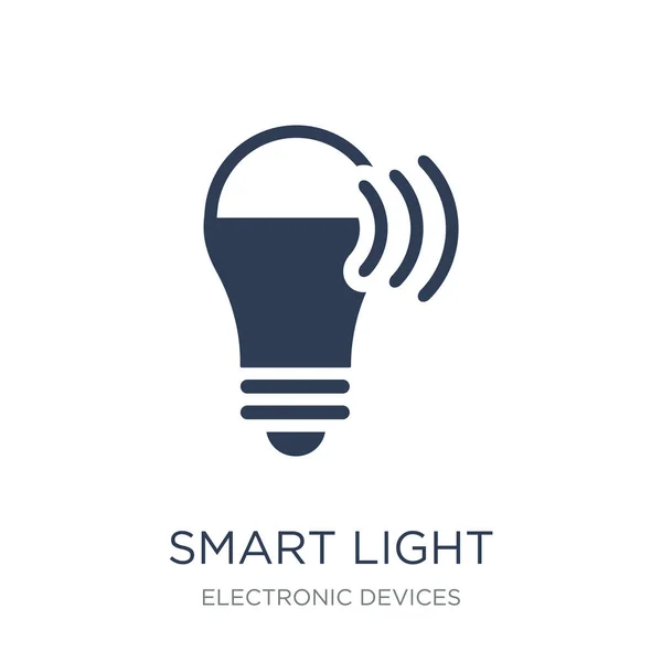 Intelligentes Licht Symbol Trendige Flache Vektor Smart Light Symbol Auf — Stockvektor