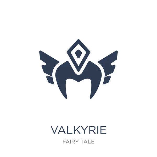 Valkyrie Icon Trendy Flat Vector Valkyrie Icon White Background Fairy — Stock Vector