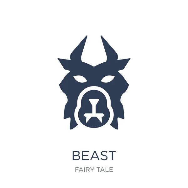 Beast Icon Trendy Flat Vector Beast Icon White Background Fairy Stock Illustration