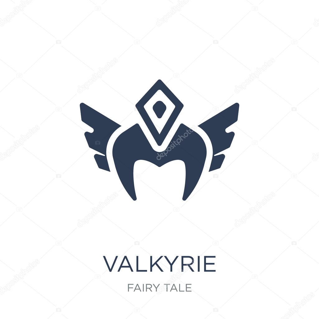 Valkyrie icon. Trendy flat vector Valkyrie icon on white background from Fairy Tale collection, vector illustration can be use for web and mobile, eps10