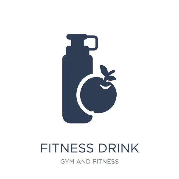 Fitness Drink Icon Trendy Flat Vector Fitness Drink Icon White — Stock Vector