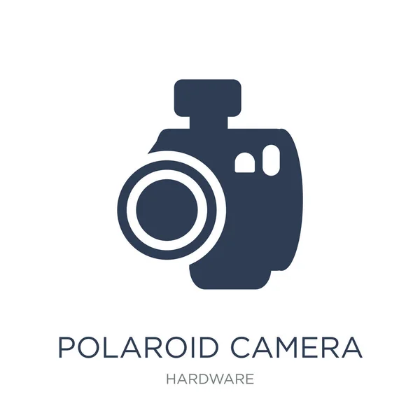 Polaroid Fényképezőgép Ikonjára Trendi Lapos Vektor Polaroid Fényképezőgép Ikon Gyűjtemény — Stock Vector