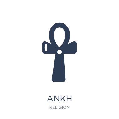 Ankh simgesi. Trendy düz vektör Ankh simge vektör çizim din koleksiyonundan beyaz arka plan üzerinde kullanım için web ve mobil, eps10 olabilir