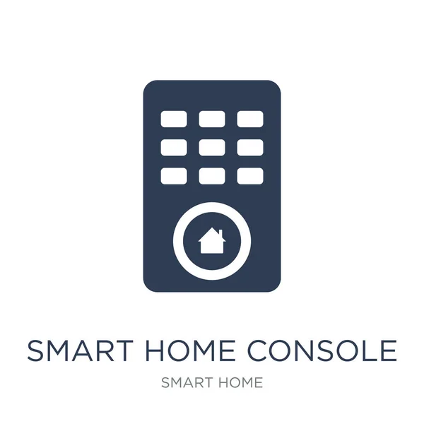 Icona Smart Home Console Trendy Piatto Vettore Smart Home Console — Vettoriale Stock