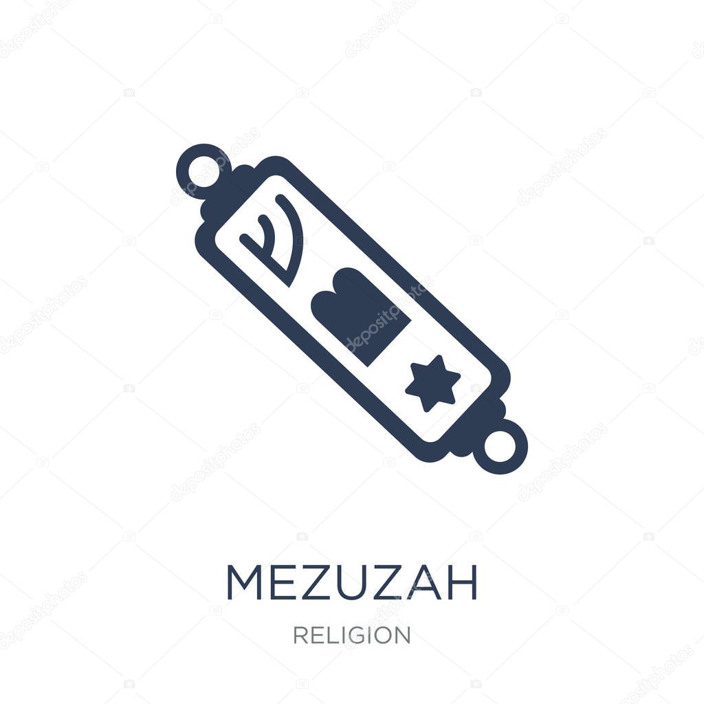 Mezuzah icon. Trendy flat vector Mezuzah icon on white background from Religion collection, vector illustration can be use for web and mobile, eps10