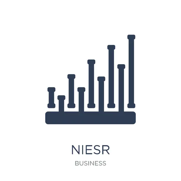 尼斯尔图标 时尚的平面向量 Niesr 图标在白色背景从企业收藏 向量例证可用于网络和移动 Eps10 — 图库矢量图片