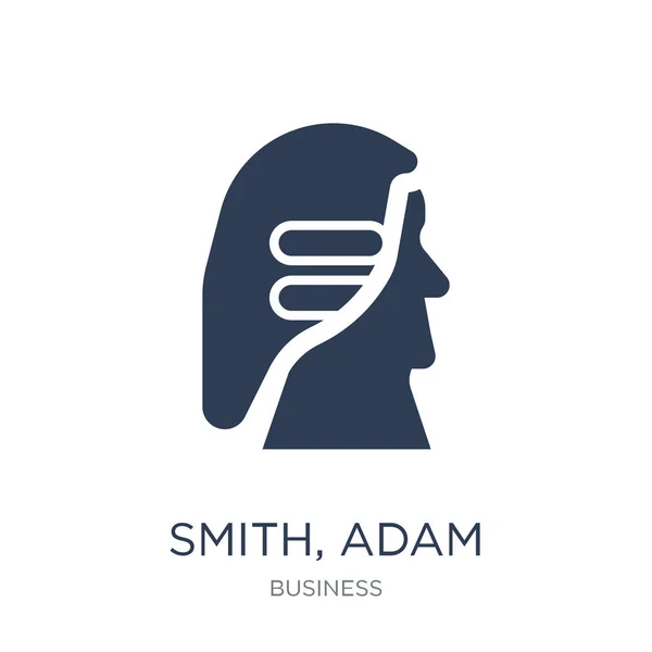 Smith Icona Adam Trendy Piatto Vettore Smith Adam Icona Sfondo — Vettoriale Stock