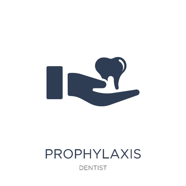 Prophylaxis Icon Trendy Flat Vector Prophylaxis Icon White Background Dentist — Stock Vector