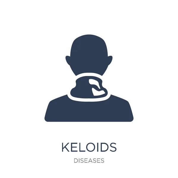Keloids 아이콘입니다 모바일 Eps10에 사용할 아이콘 컬렉션 일러스트 션에서에서 바탕에 — 스톡 벡터