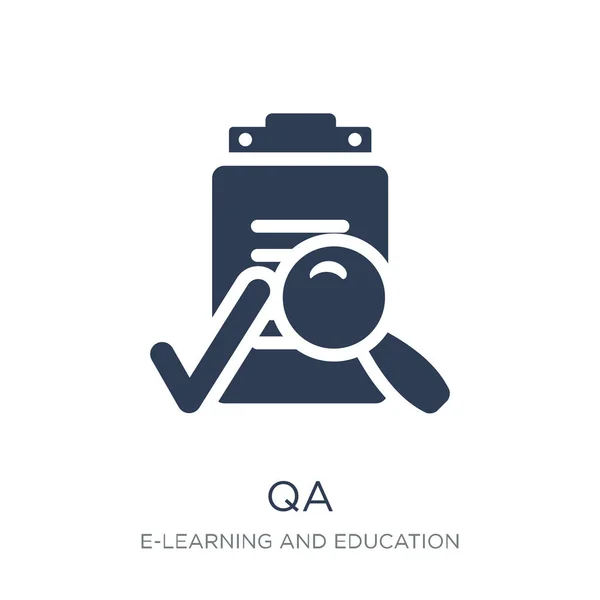 Pictogram Trendy Platte Vector Pictogram Witte Achtergrond Uit Learning Onderwijs — Stockvector