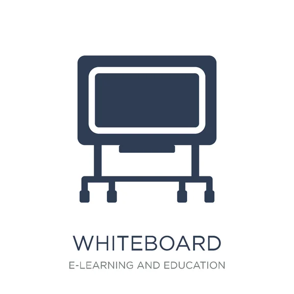 Whiteboard Symbol Trendiges Flaches Vektor Whiteboard Symbol Auf Weißem Hintergrund — Stockvektor