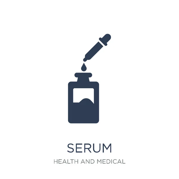 Serum Symbol Trendige Flache Vektor Serum Symbol Auf Weißem Hintergrund — Stockvektor