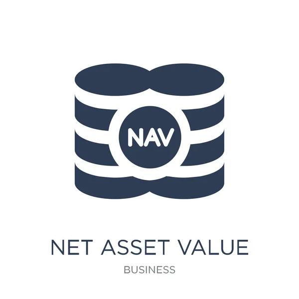 Net Asset Value Icon Trendy Flat Vector Net Asset Value — Stock Vector