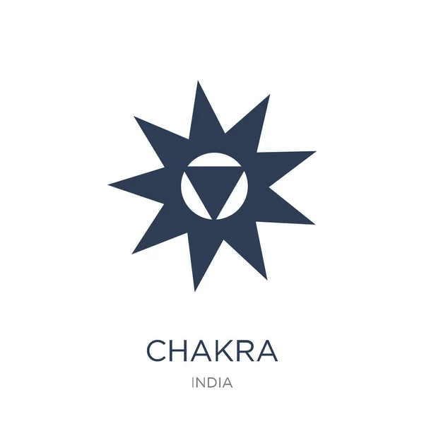 Chakra Symbol Trendiges Flaches Vektor Chakra Symbol Auf Weißem Hintergrund — Stockvektor