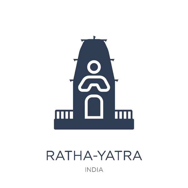 Ratha Yatra Symbol Trendiges Flaches Vektor Ratha Yatra Symbol Auf — Stockvektor