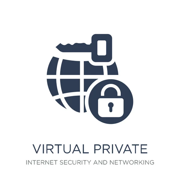 Virtual Private Network Icon Trendy Flat Vector Virtual Private Network — Stock Vector