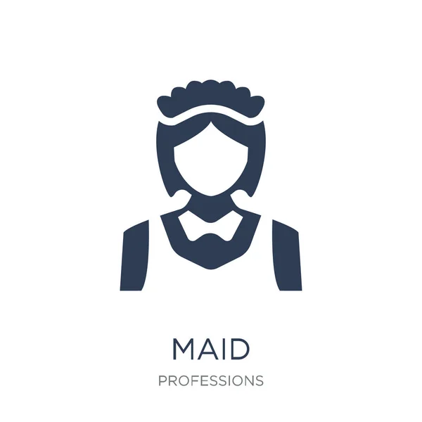 Maid icon. Trendy flat vector Maid icon on white background from Professions collection, vector illustration can be use for web and mobile, eps10
