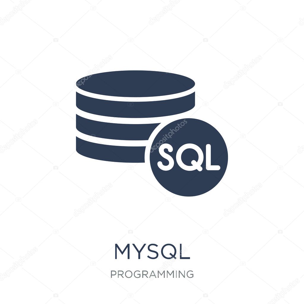 Mysql Icon Trendy Flat Vector Mysql Icon On White Background From Programming Collection Vector Illustration Can Be Use For Web And Mobile Eps10 Premium Vector In Adobe Illustrator Ai Ai
