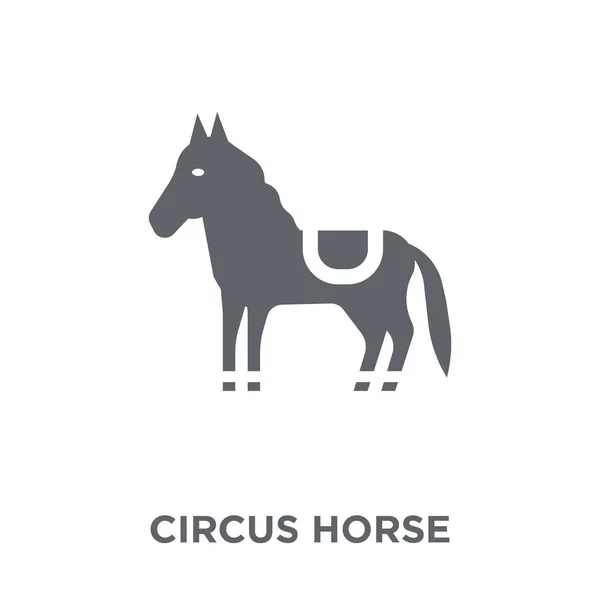 Icono Caballo Circo Concepto Diseño Circus Horse Colección Circus Ilustración — Vector de stock