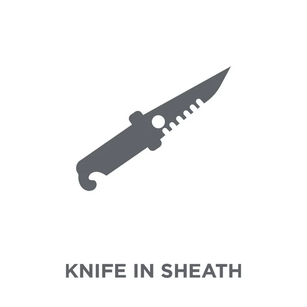 Μαχαίρι Στο Εικονίδιο Θήκη Μαχαίρι Θήκη Σχεδιαστική Από Αμερικανική Εγχώρια — Διανυσματικό Αρχείο