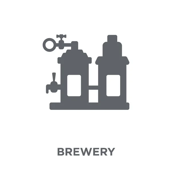 Icono Cervecería Concepto Diseño Cervecero Colección Drinks Ilustración Simple Del — Archivo Imágenes Vectoriales