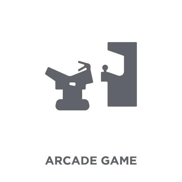 Icône Jeu Arcade Concept Game Design Arcade Collection Entertainment Illustration — Image vectorielle