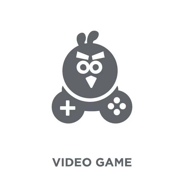 ビデオゲームのアイコン エンターテイメント コレクションからビデオ ゲーム デザイン コンセプト 白い背景の上の単純な要素ベクトル図 — ストックベクタ