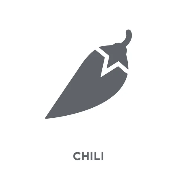 Ikon Chili Konsep Desain Chili Dari Koleksi Buah Dan Sayuran - Stok Vektor