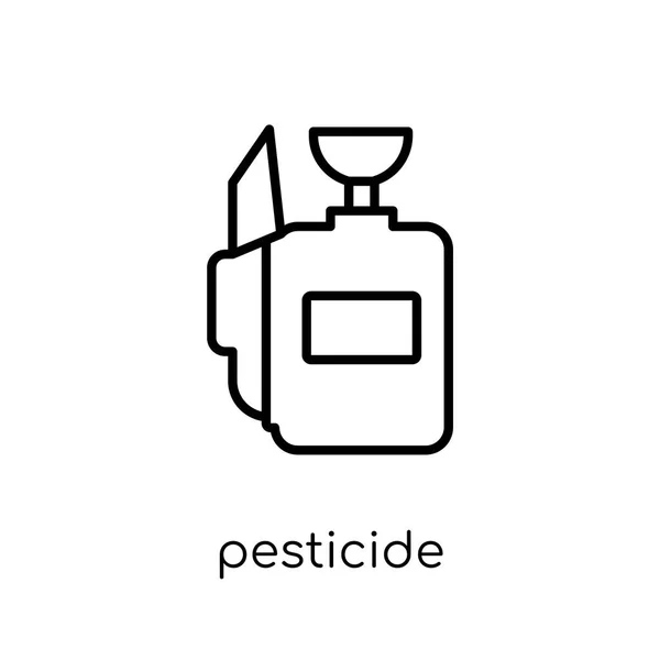 Pestizidsymbol Trendige Moderne Flache Lineare Vektorpestizidsymbole Auf Weißem Hintergrund Aus — Stockvektor