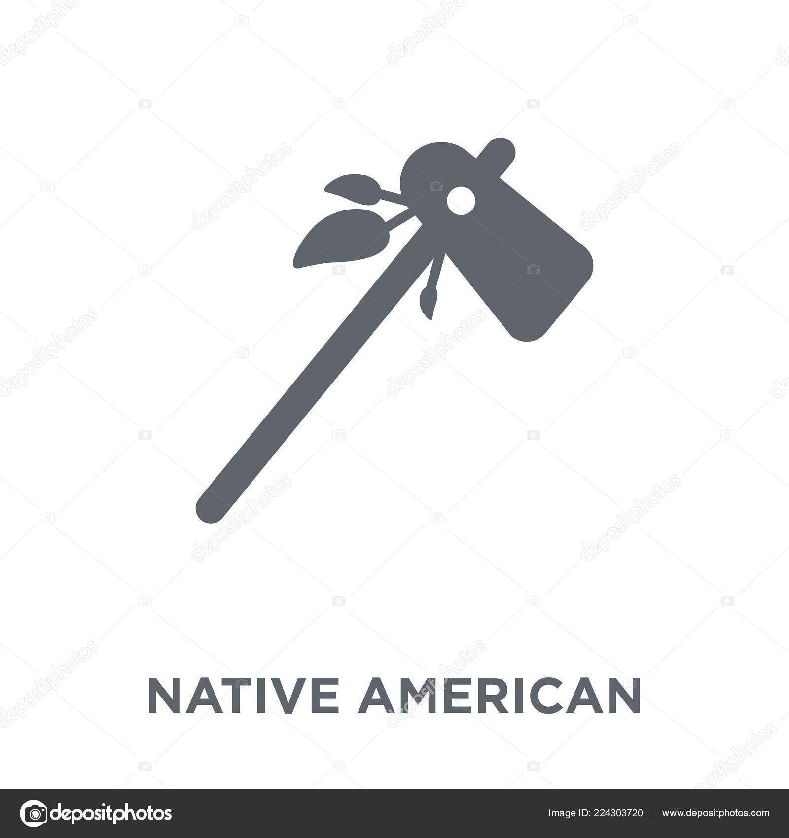 Native American Tomahawk Icon Native American Tomahawk