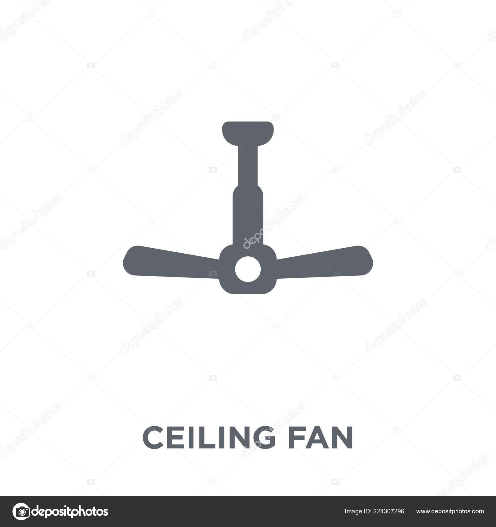 Ceiling Fan Icon Ceiling Fan Design Concept Electronic