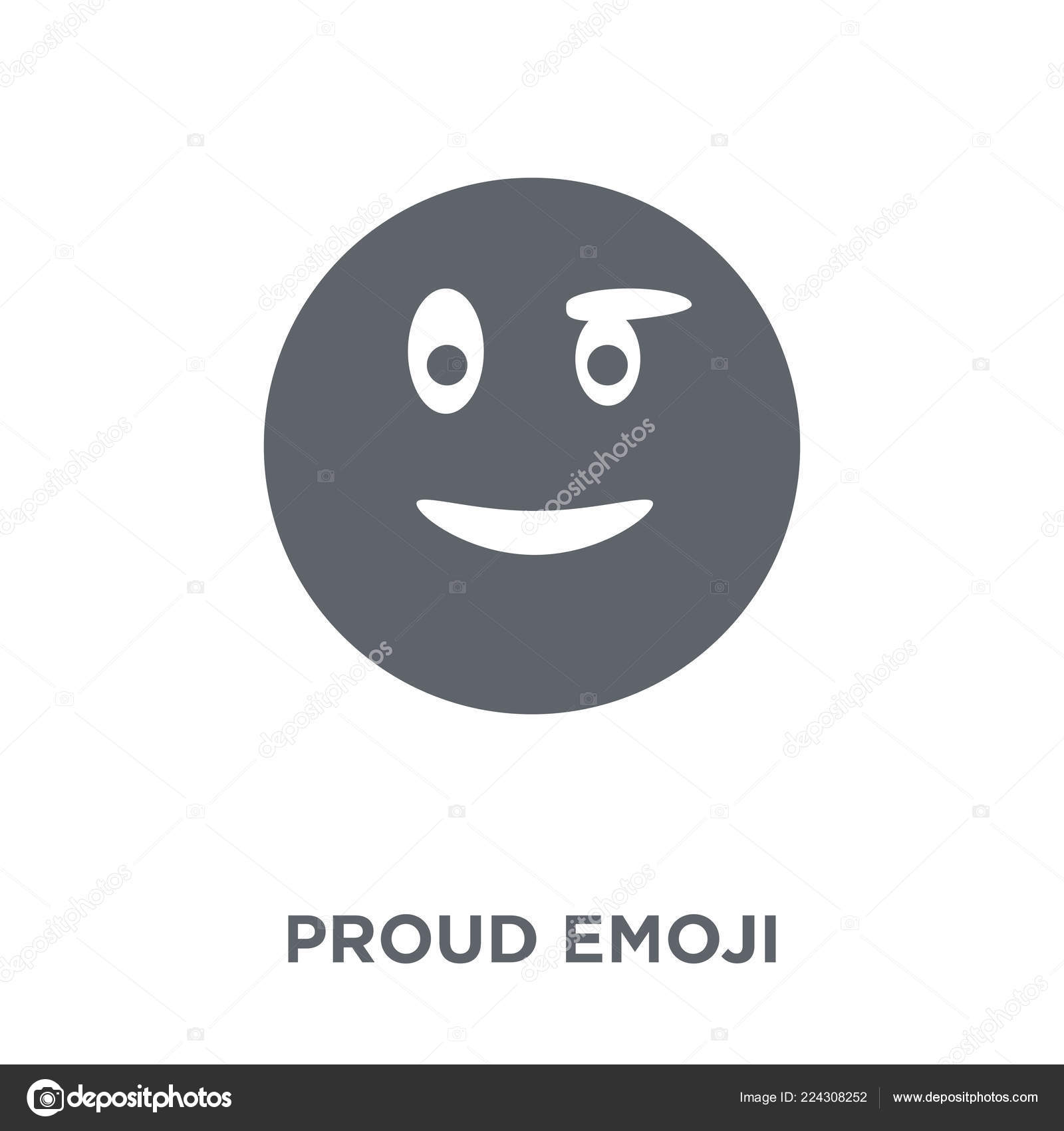 Proud Emojiストックベクター ロイヤリティフリーproud Emojiイラスト Depositphotos
