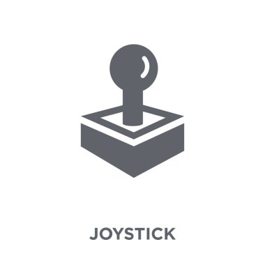 Oyun çubuğu simgesi. Oyun çubuğu tasarım konsepti eğlence koleksiyonundan. Basit öğe vektör çizim beyaz arka plan üzerinde.