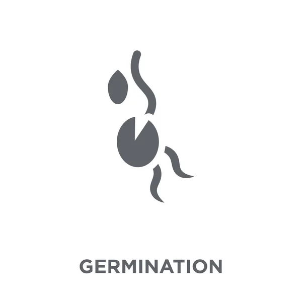 Icono Germinación Concepto Diseño Germinación Colección Agricultura Agricultura Jardinería Ilustración — Vector de stock