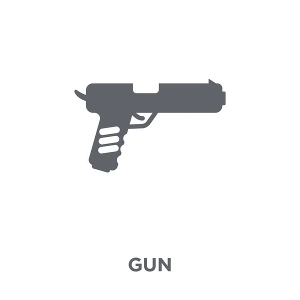 Gun Icon Gun Design Concept Army Collection Simple Element Vector — Stock Vector