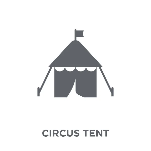 Icono Tienda Circo Concepto Diseño Tienda Circus Colección Circus Ilustración — Vector de stock