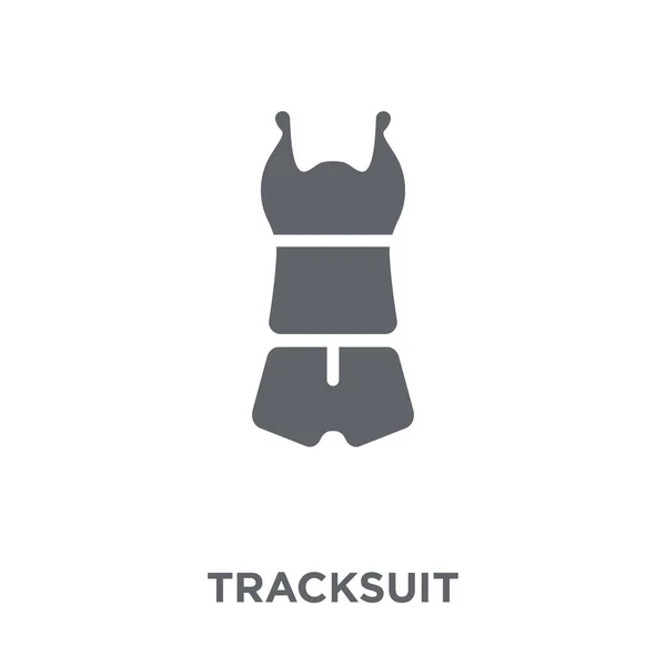 Icono Del Chándal Concepto Diseño Chándal Colección Tracksuit Ilustración Simple — Vector de stock