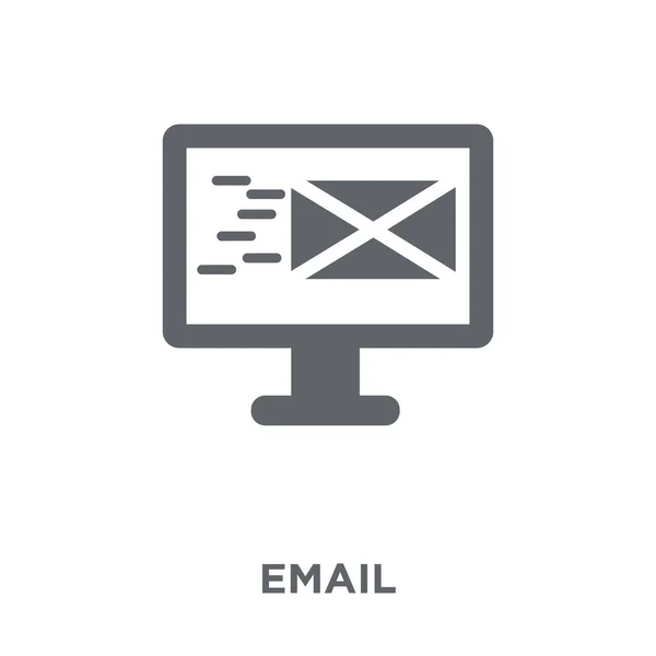 Ícone Email Conceito Design Mail Coleção Comunicação Ilustração Vetorial Elemento —  Vetores de Stock