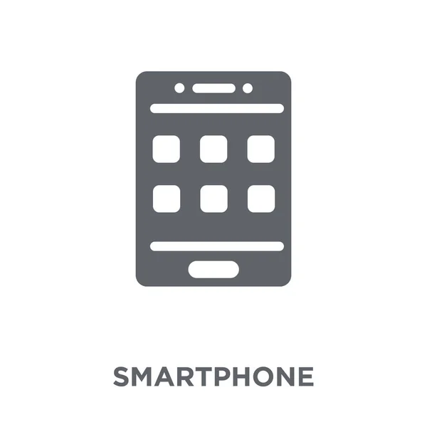 Smartphone Ikonen Smartphone Designkoncept Från Kommunikation Samling Enkelt Element Vektorillustration — Stock vektor