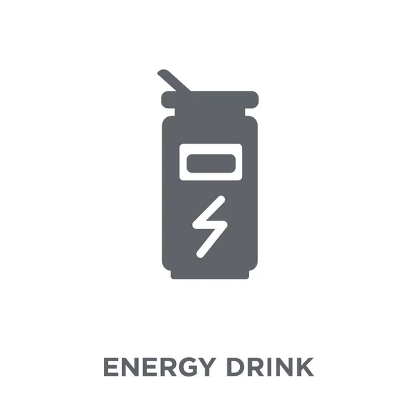 Ícone Bebida Energética Conceito Design Bebida Energética Coleção Drinks Ilustração — Vetor de Stock