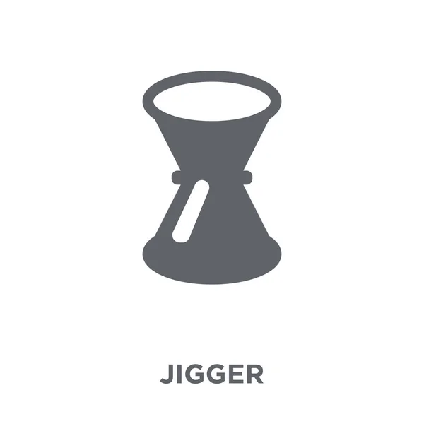 Jigger Icon Jigger Design Concept Drinks Collection Simple Element Vector — Stock Vector