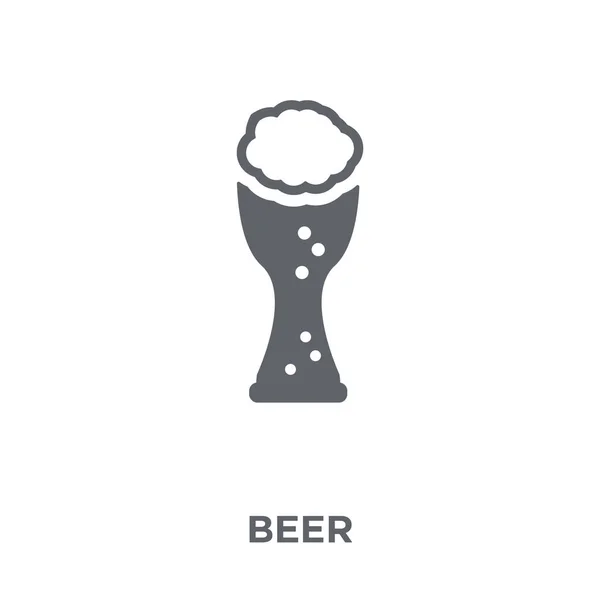 Icono Cerveza Concepto Diseño Cerveza Colección Drinks Ilustración Simple Del — Archivo Imágenes Vectoriales