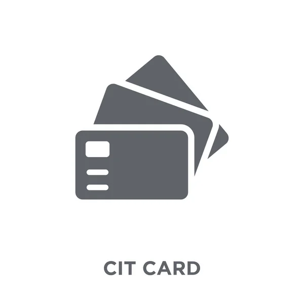 Kreditkort Ikonen Credit Card Designkoncept Från Samling Enkelt Element Vektorillustration — Stock vektor