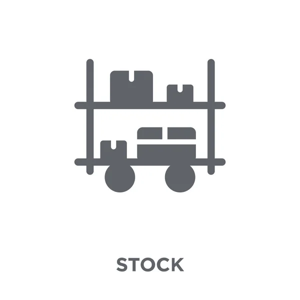Ícone Acções Conceito Design Ações Coleção Ilustração Vetorial Elemento Simples —  Vetores de Stock