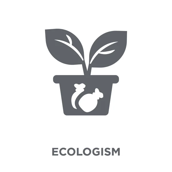 Ícone Ecologismo Conceito Design Ecologismo Coleção Ecologia Ilustração Vetorial Elemento —  Vetores de Stock