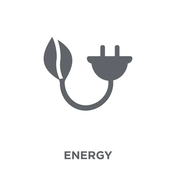 Ikonen För Grön Energi Grön Energi Designkoncept Från Ekologi Samling — Stock vektor